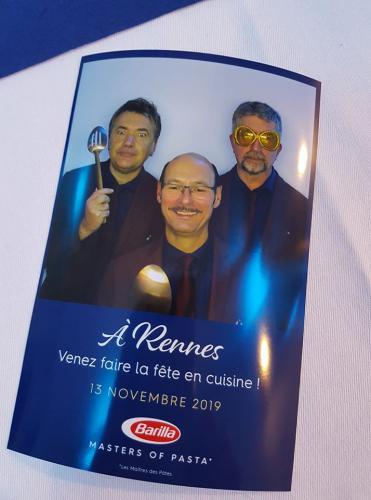 Mercredi 13 novembre 2019, nous étions en formule Trio à l'hôtel l'Eclozr à Rennes (35), dans le cadre d'un show culinaire de la marque Barilla ! Merci à l'agence IDEACTIF !